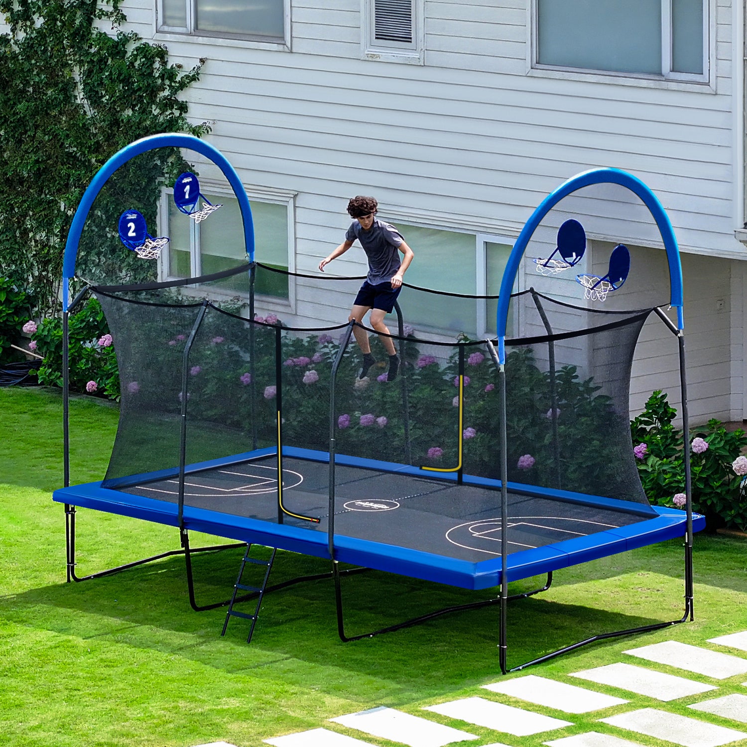 Zupapa 2024 New Rectangle Trampoline: Revolutionary Safety and Family Fun for Your Backyard