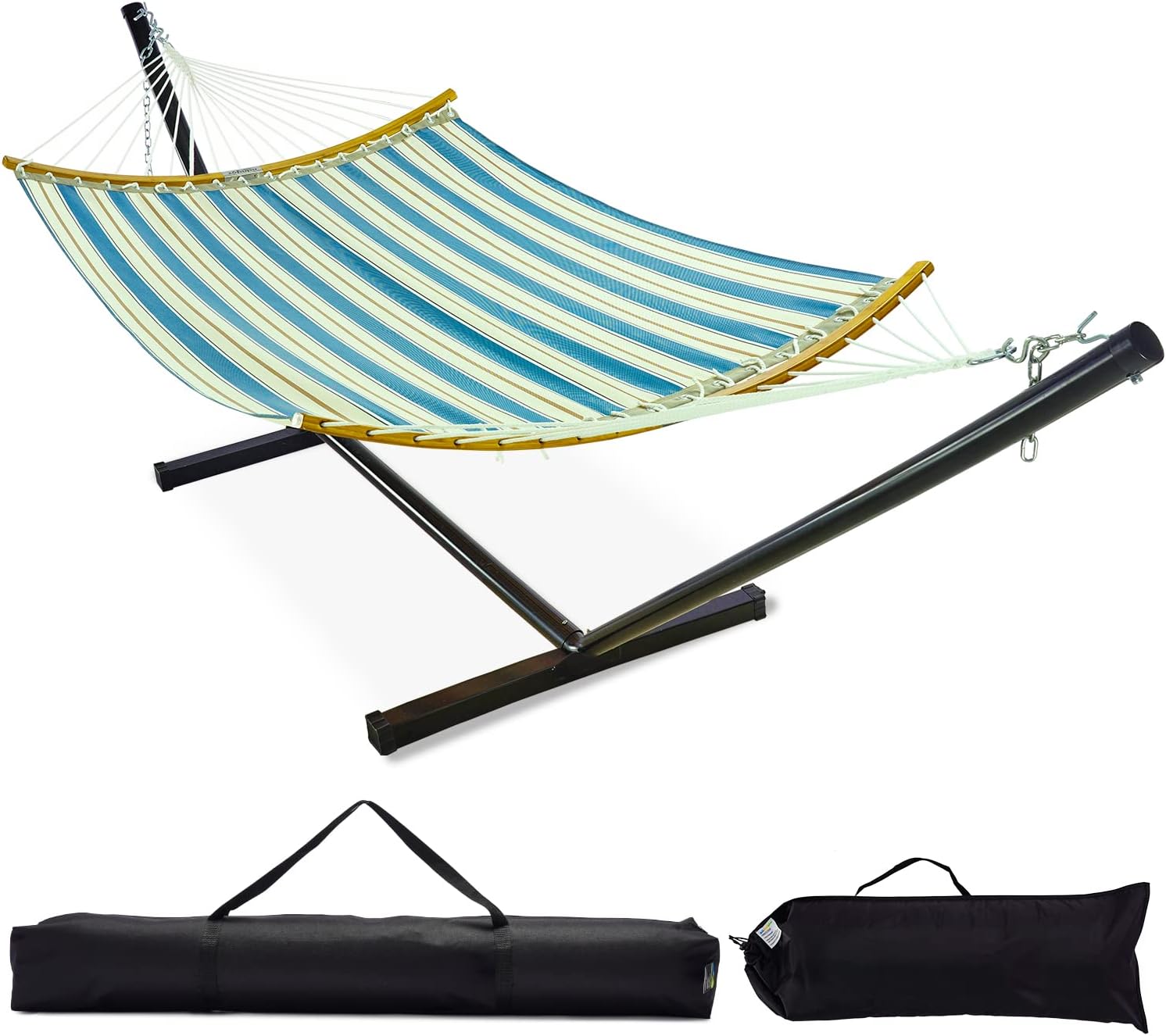 【FREE GIFT】12 FT Quick Dry Hammock with Stand