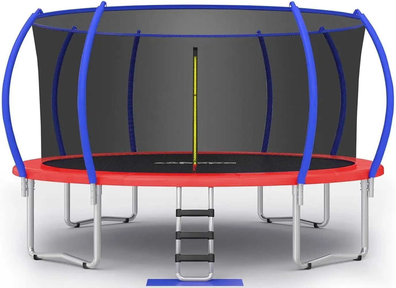 1500LBS No-Gap Design Trampoline with Safety Enclosure Net