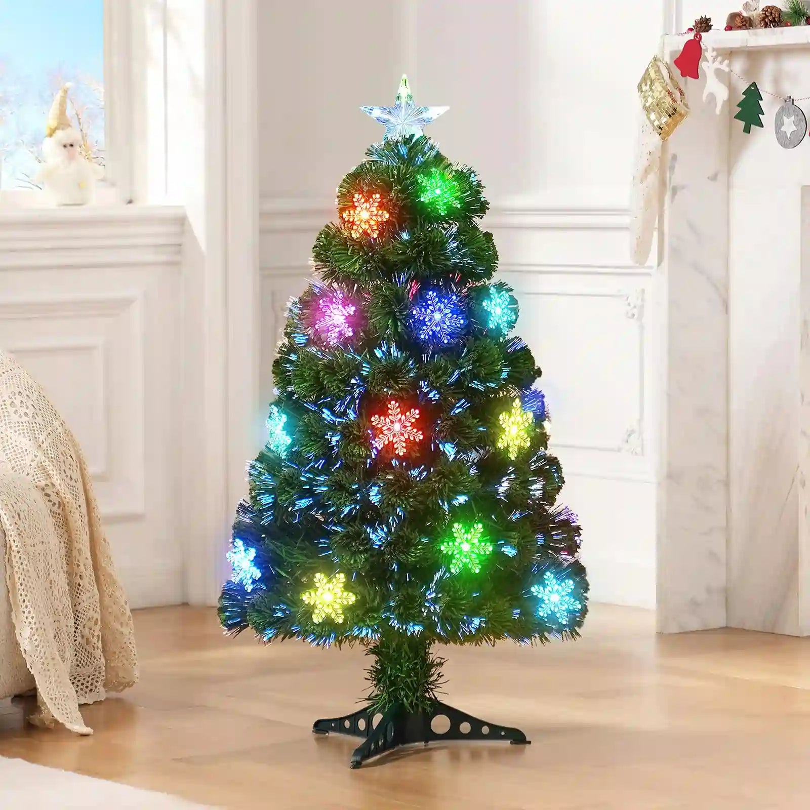 4.5ft Fiber Optic Christmas Tree#size_4.5FT