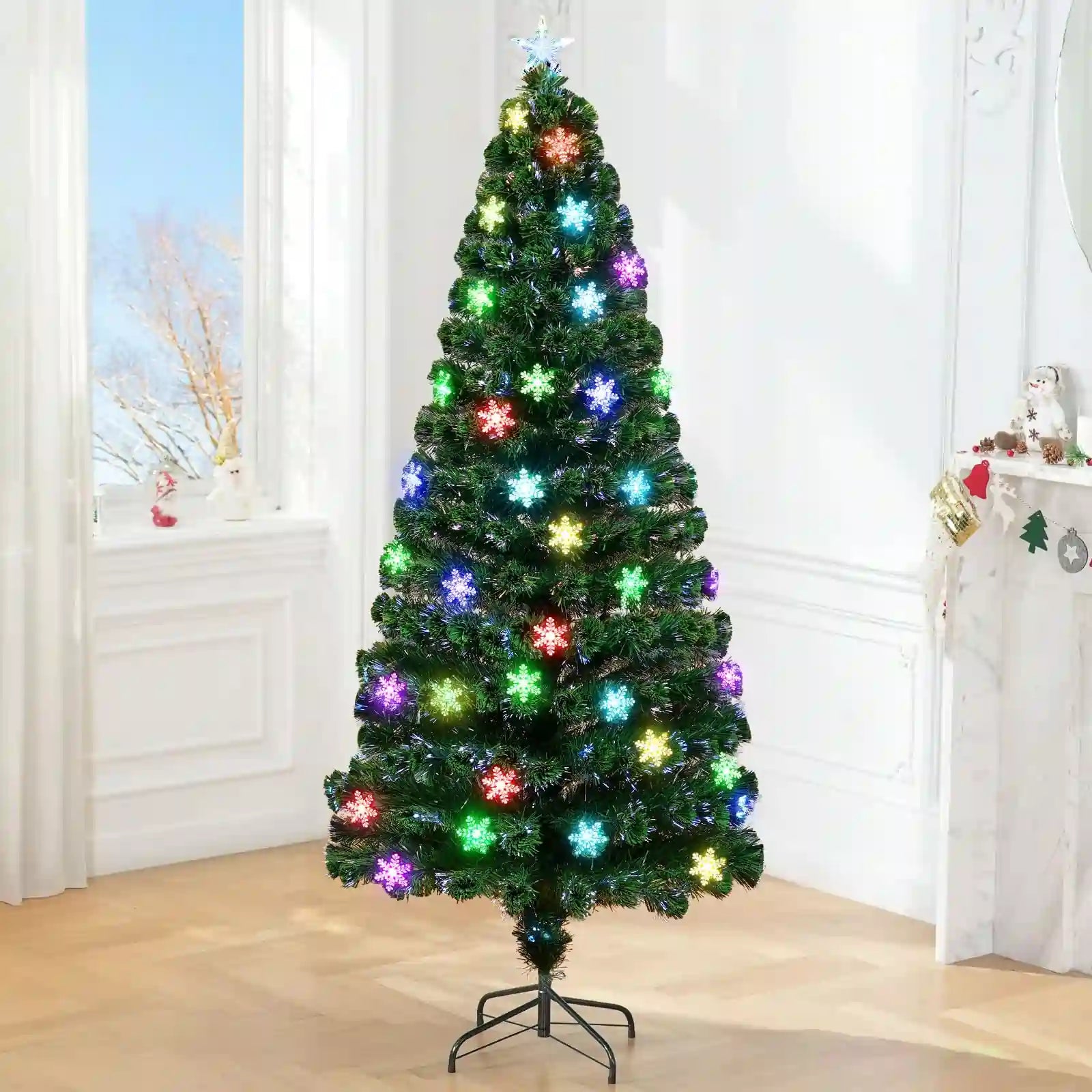 6.5ft Fiber Optic Christmas Tree#size_6.5FT