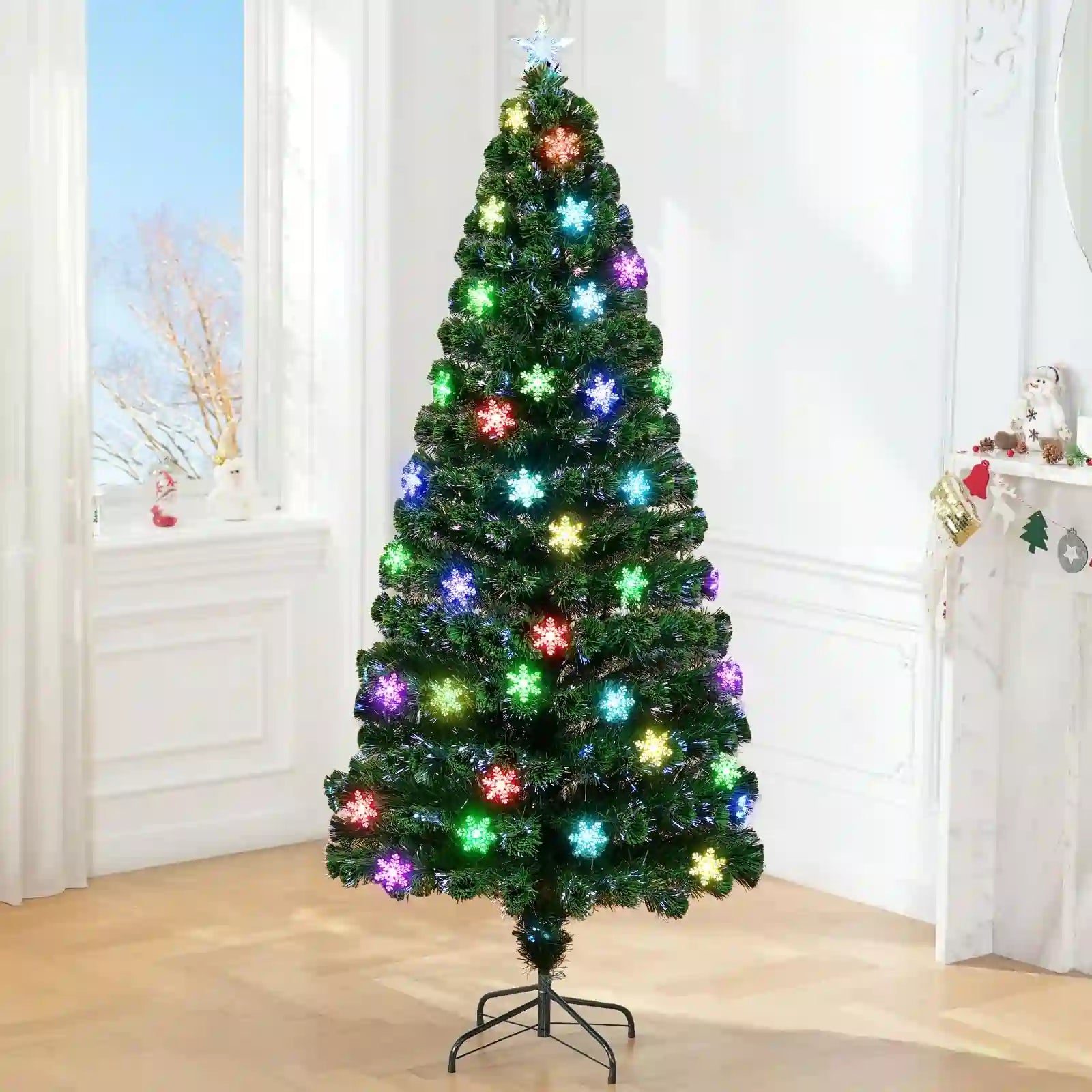 7.5ft Fiber Optic Christmas Tree#size_7.5FT