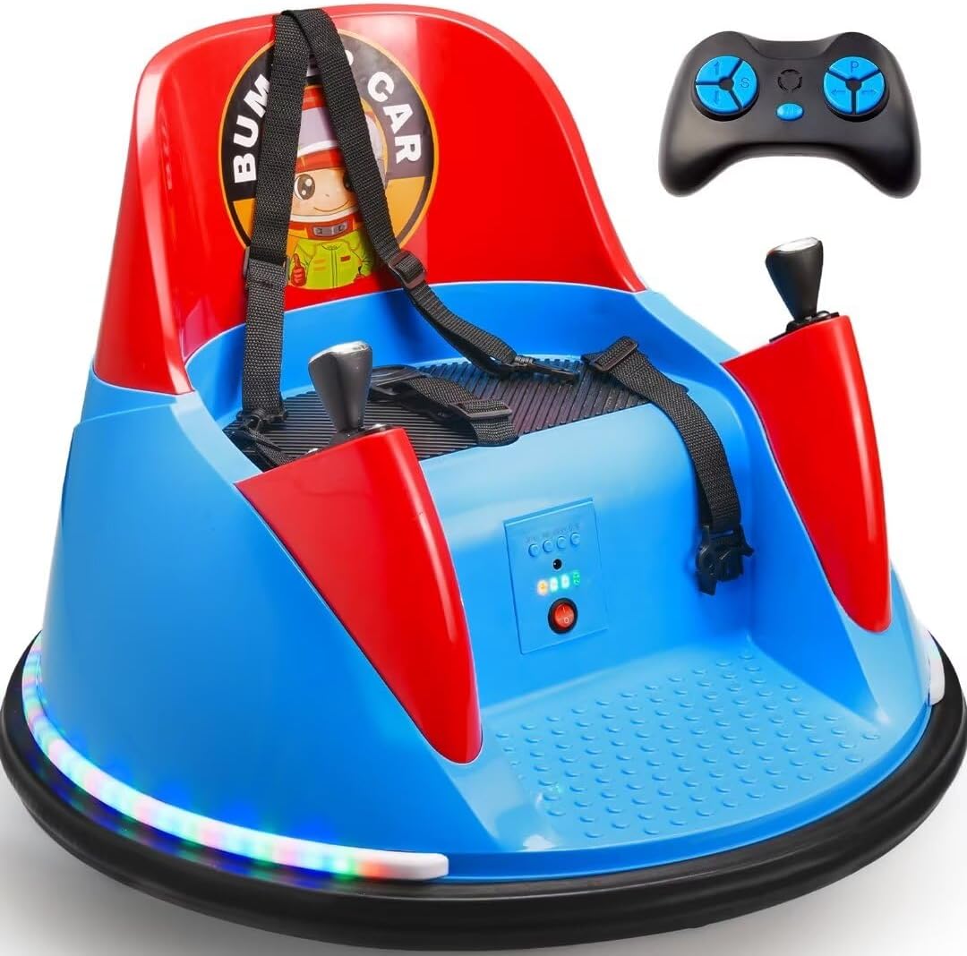 12V Bumper Car for 1.5-6 Years Kids Electric Ride on Toys